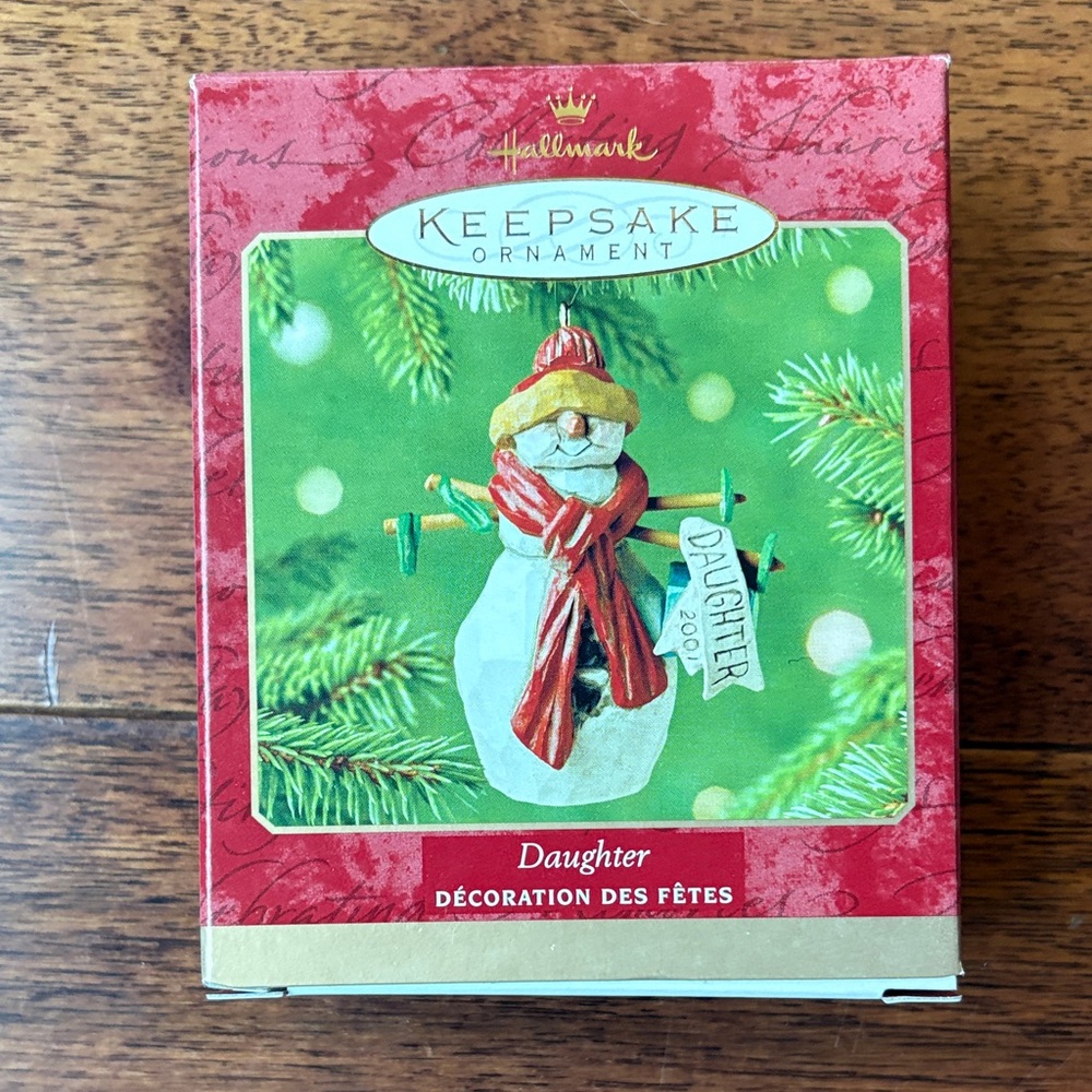 Hallmark Keepsake daughter Ornament 2001